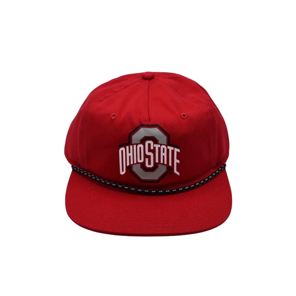 Ohio State Buckeyes Football Columbia PFG Rope Snapback Hat Cap Scarlet Red NEW